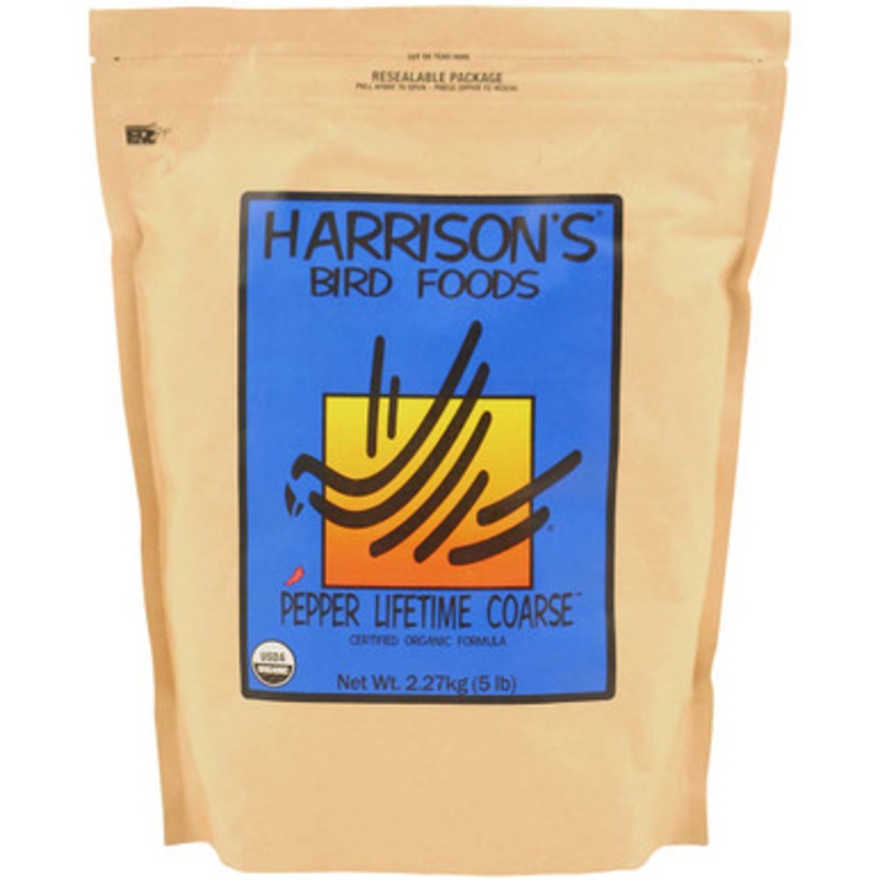 Harrison’s Pepper Lifetime Coarse 5lb Complete Parrot Food