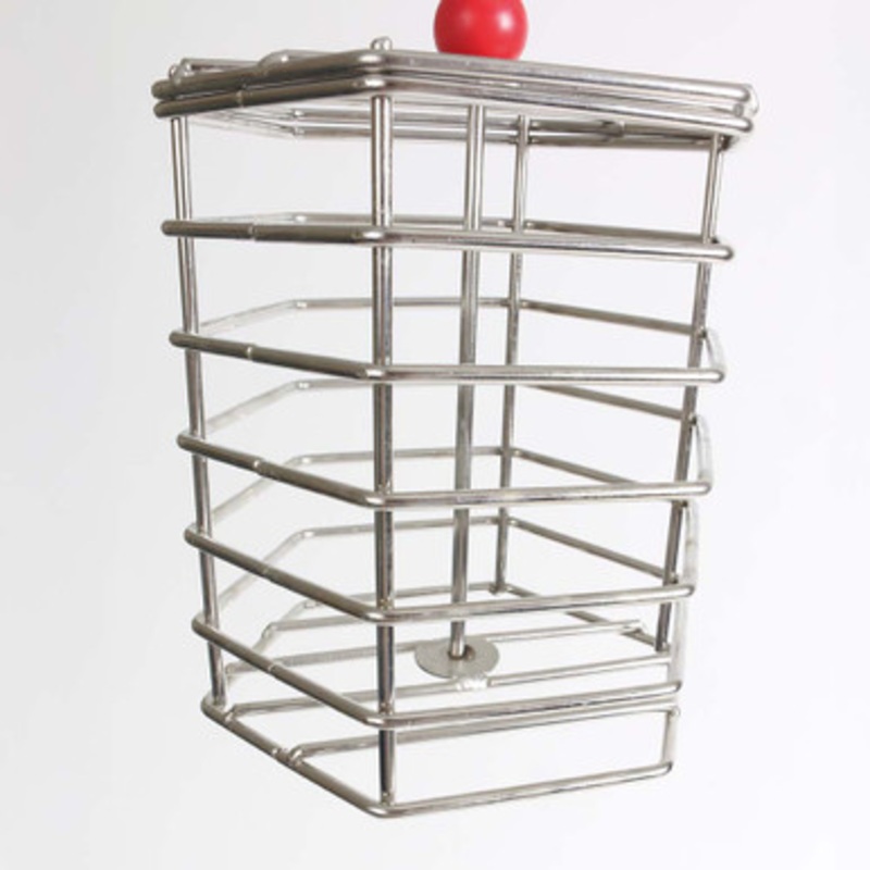 Baffle Cage – Stainless Steel Foraging Toy – Large