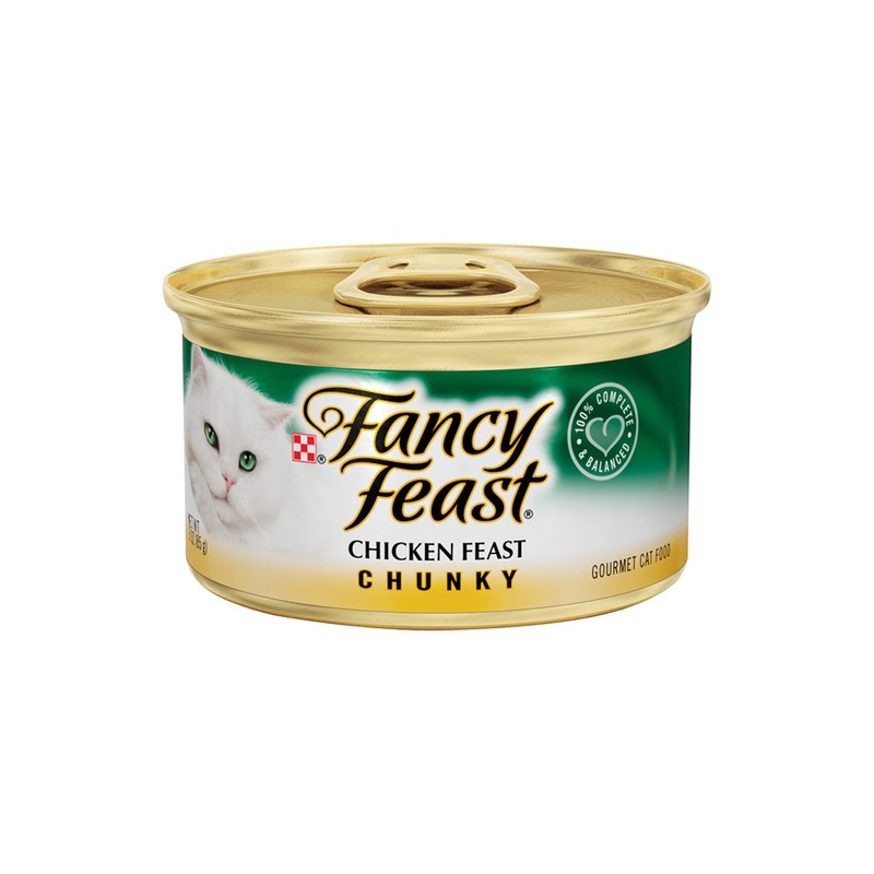 *DONATION TO CATS OF MARINE TERRACE* Fancy Feast Chunky Chicken Feast 85g x 24cans