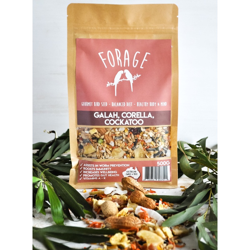 Forage Cockatoo, Galah & Corella Mix