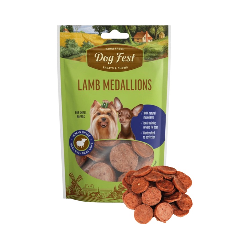 DOGFEST LAMB MEDALLIONS TREATS
