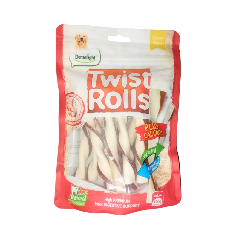 GNAWLERS DENTALIGHT TWIST CHIC ROLL