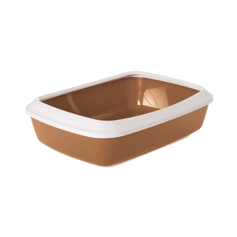 IRIZ CAT LITTER TRAY PLUS RAM NORDIC BROWN
