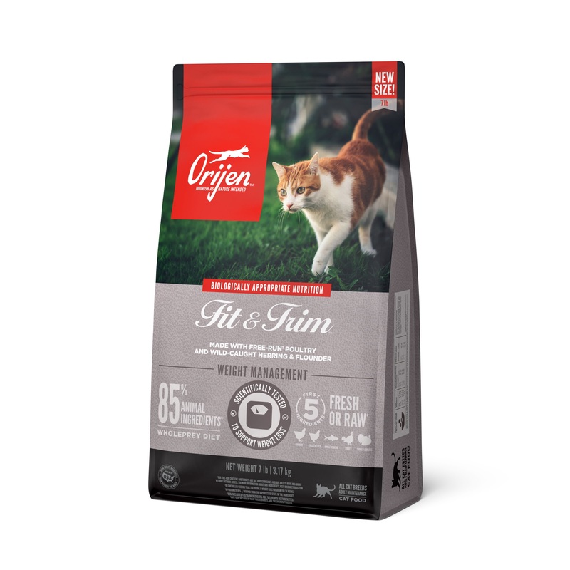 ORIJEN Fit and Trim Biologically Appropriate Dry Cat Food 3.17kg