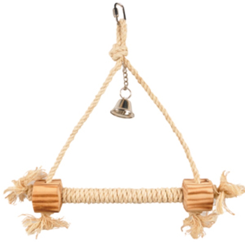 BBQ PARAKEET TOY TRIANGLE|30x30cm