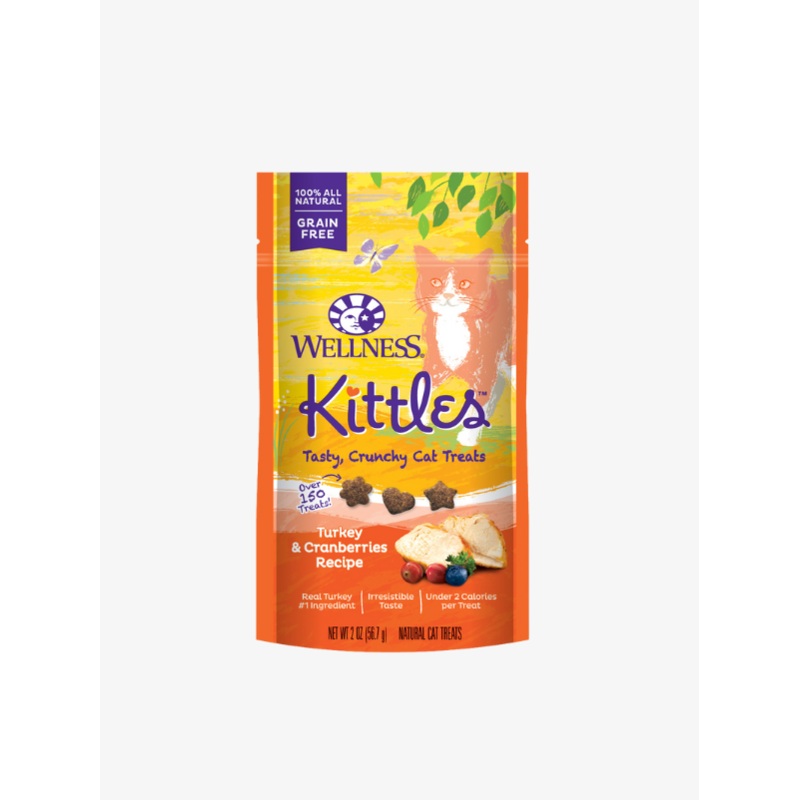 Wellness Kittles Turkey & Cranberries Recipe Cat Treats [Weight : 2 oz]