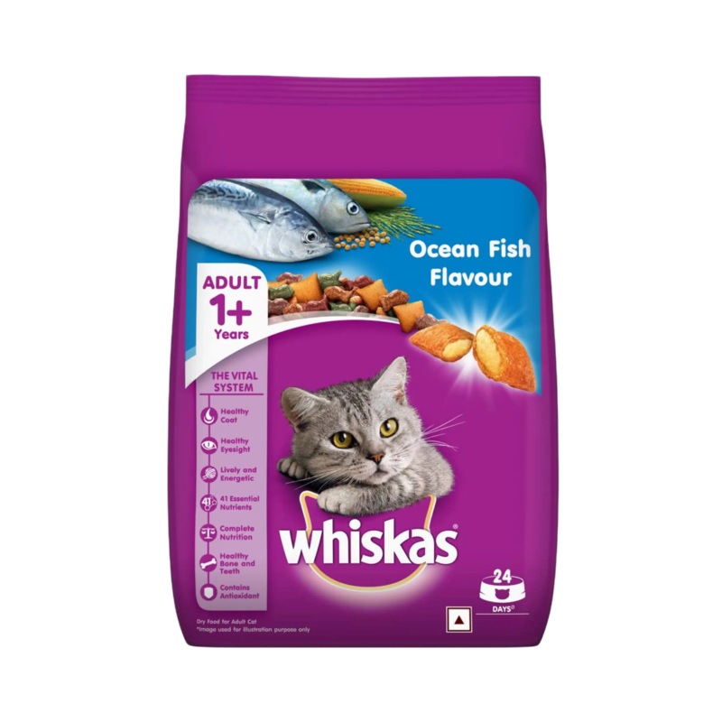 WHISKAS ADULT OCEAN FISH DRY FOOD (L)