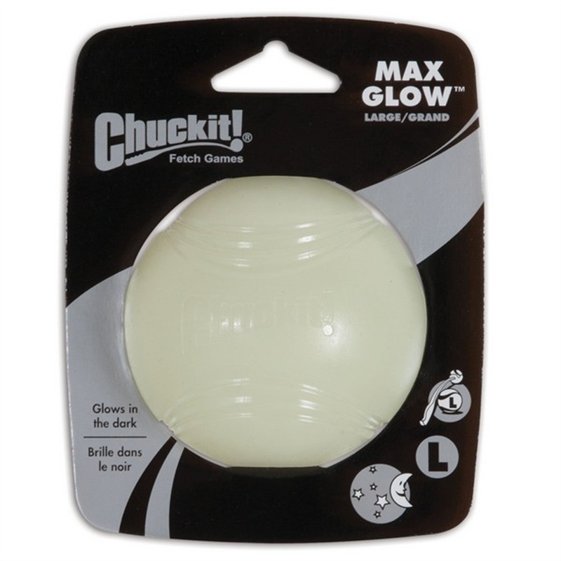 Chuckit! Max Glow Ball 1 Pack Large 7.3cm