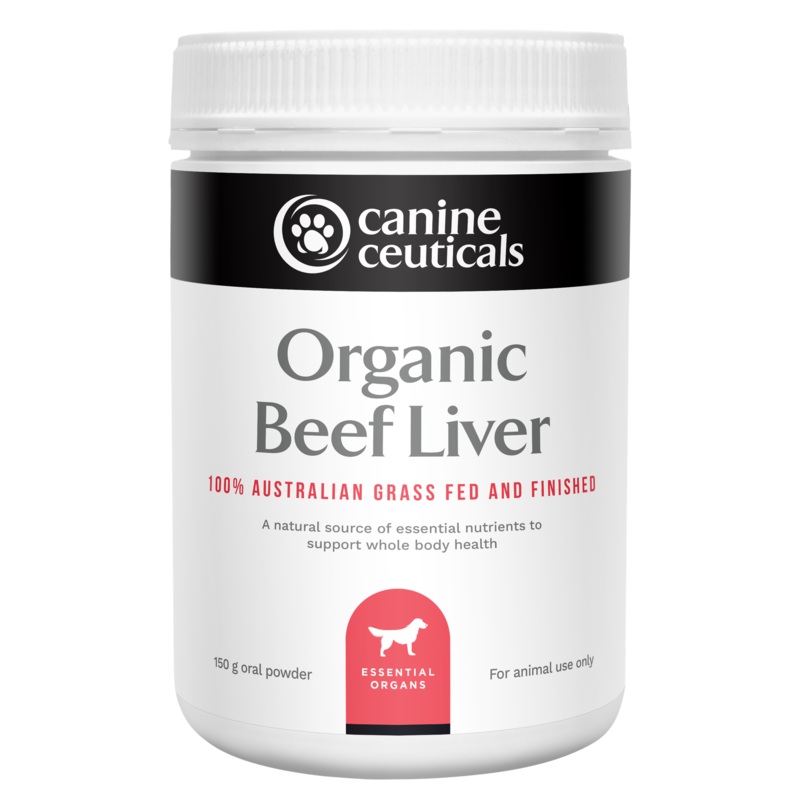 CanineCeuticals Organic Beef Liver 150g