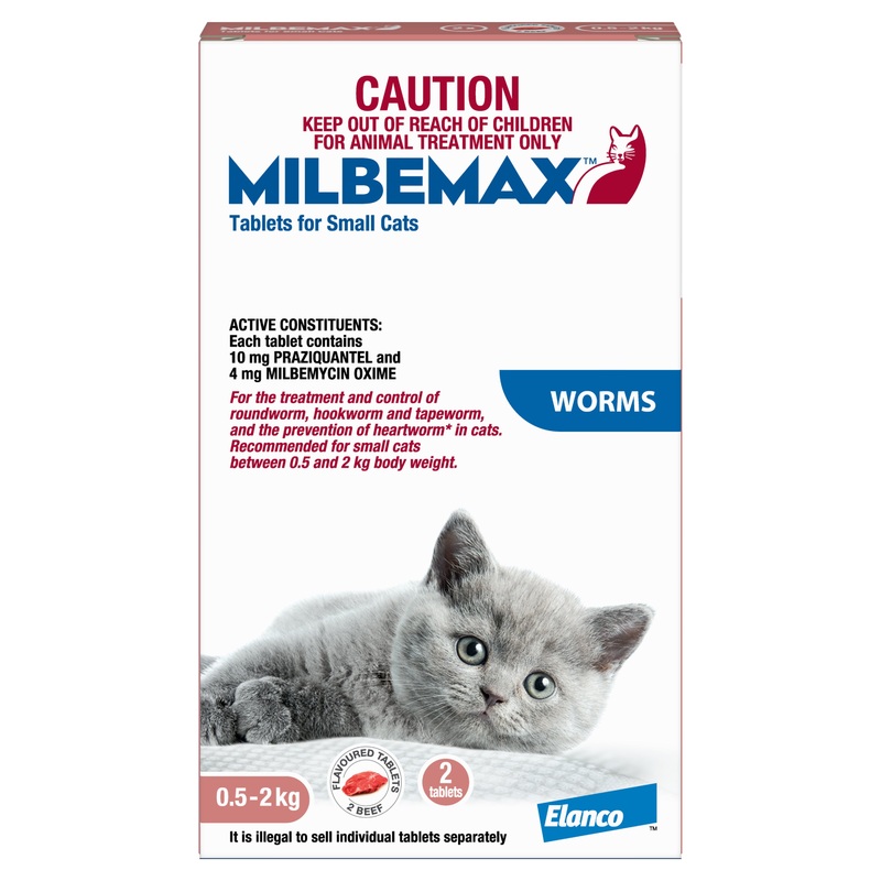 Milbemax – Small Cat 0.5-2kg