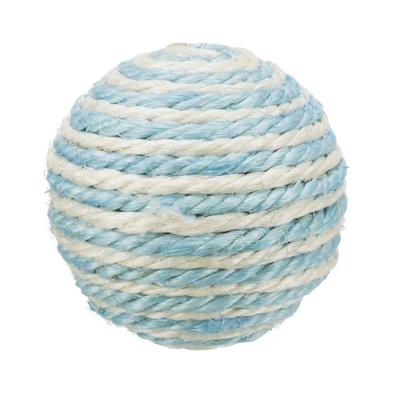 TRIXIE SISAL BALL WITH RATTLE DIA TOY