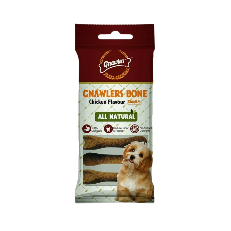 Gnawlers Chicken Bone 6 Inch (S)