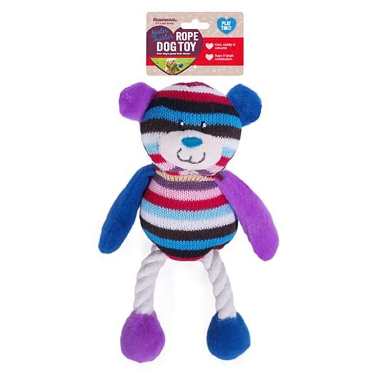 Rosewood Mister Twister Mini Tilly Teddy Dog Toy