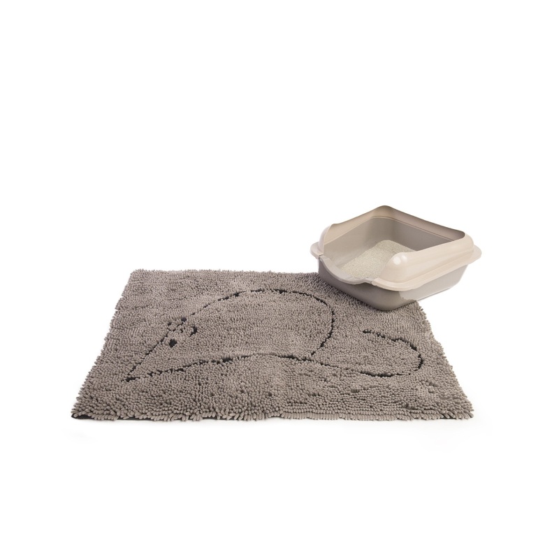 Dog Gone Smart Cat Litter Mat Misty Grey