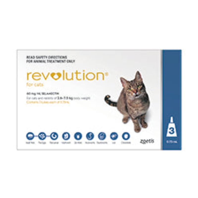 Revolution Cat 2.6-7.5kg|3 Pack|6 Pack