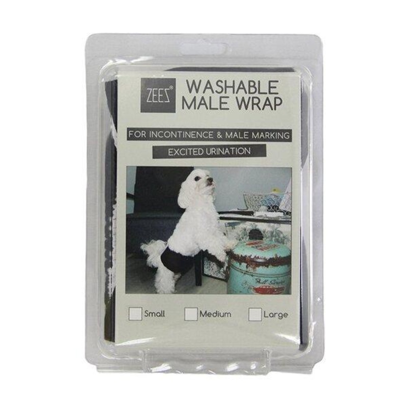 ZeeZ Washable Male Dog Wrap Large