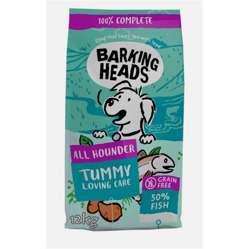 Barking Heads Tummy Lovin Care Fish 12kg.