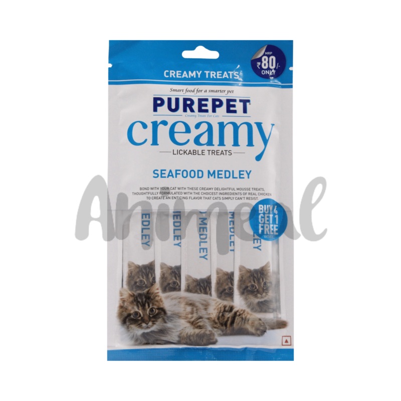 PUREPET CREAMY TREAT SEAFOOD MEDLEY