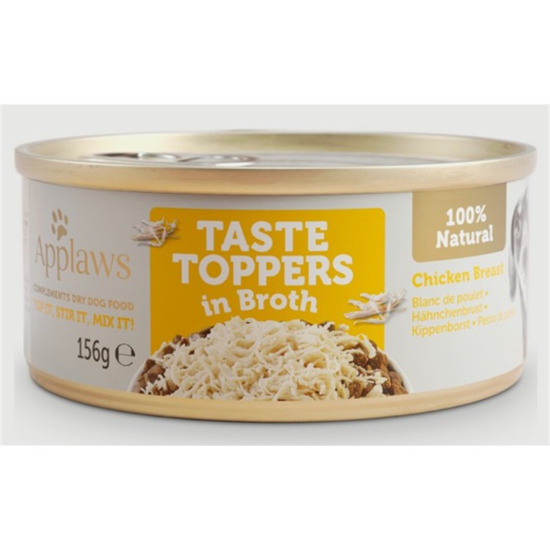 Applaws Dog Toppers Chicken In Broth 156g