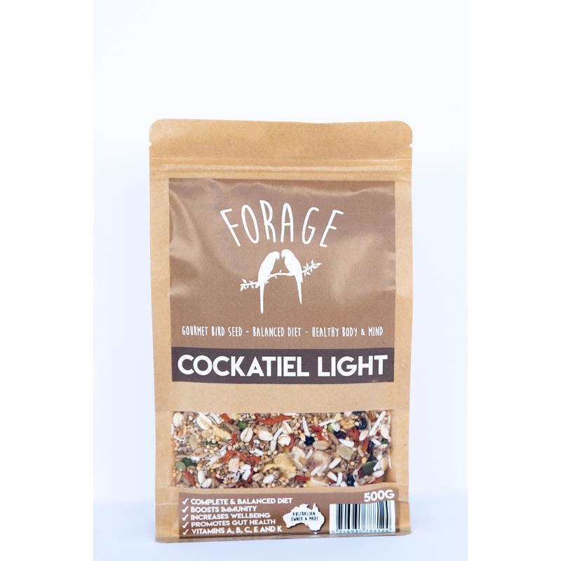 Forage Cockatiel Light Gourmet Bird Seed 500g***
