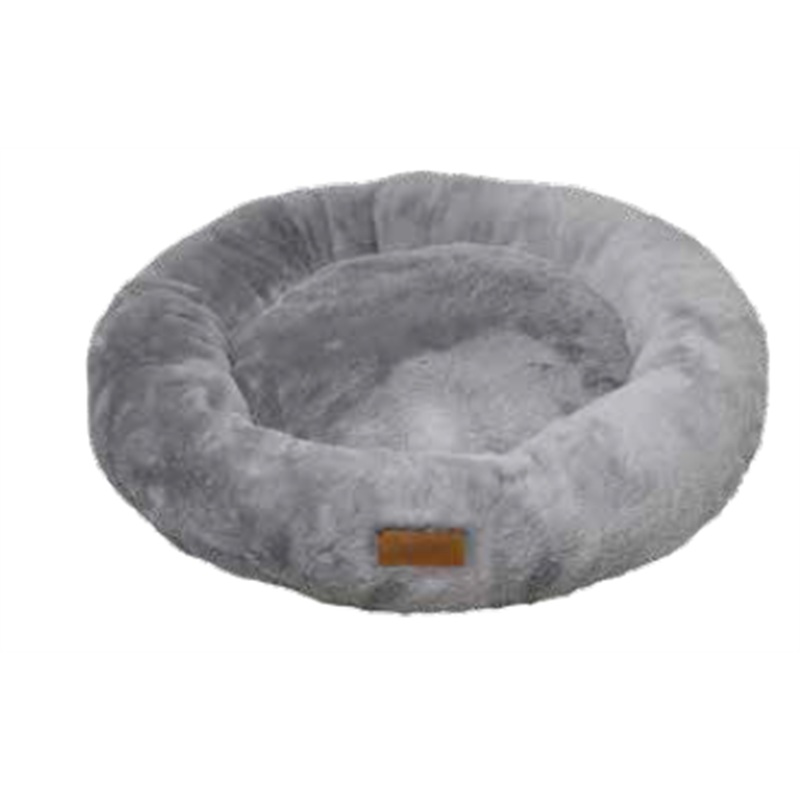 Round Teddy Bed – Pebble 55x55x15cm