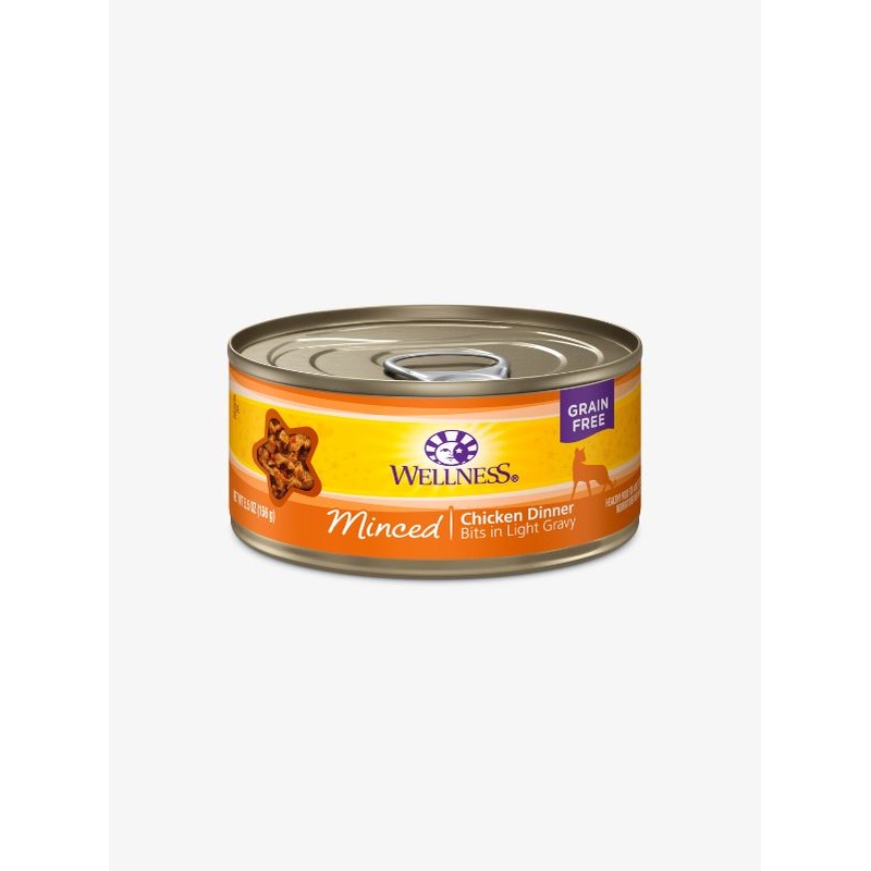 Wellness Complete Health Minced Chicken Dinner Canned Cat Food [Weight : 5.5 oz]