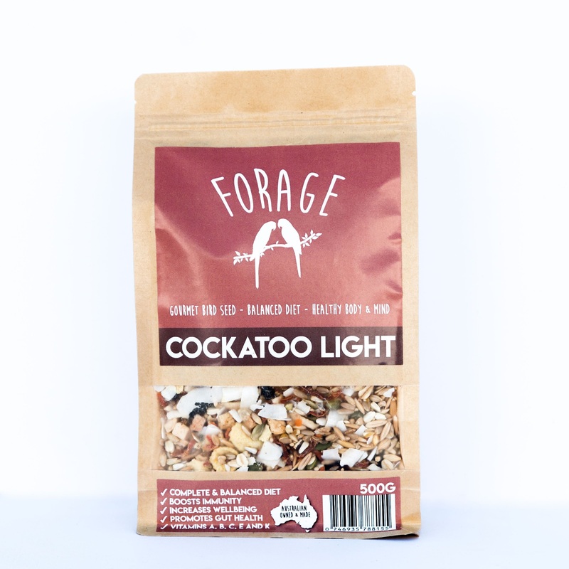 Forage Cockatoo Light Gourmet Bird Seed 500gm***