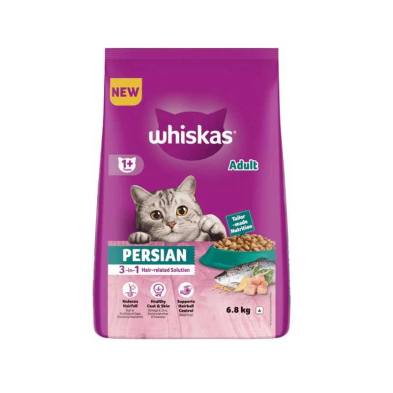 WHISKAS ADULT PERSIAN DRY FOOD (L)