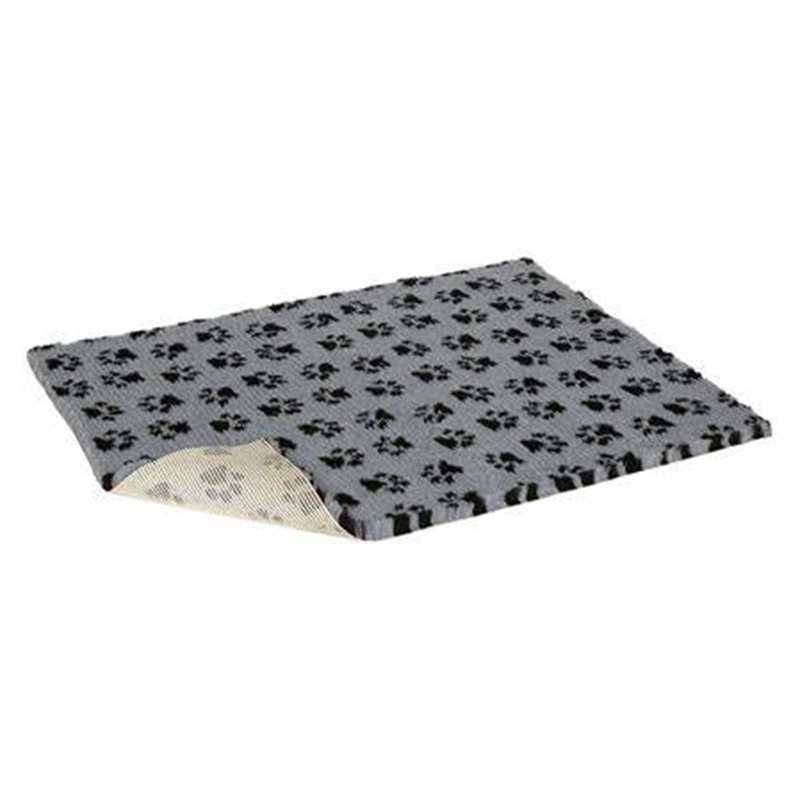 Vet Bed Non Slip Grey -Black Paws Per Foot