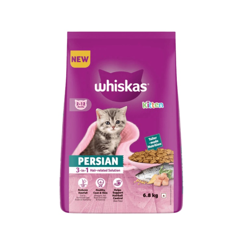 WHISKAS KITTEN PERSIAN DRY FOOD (L)