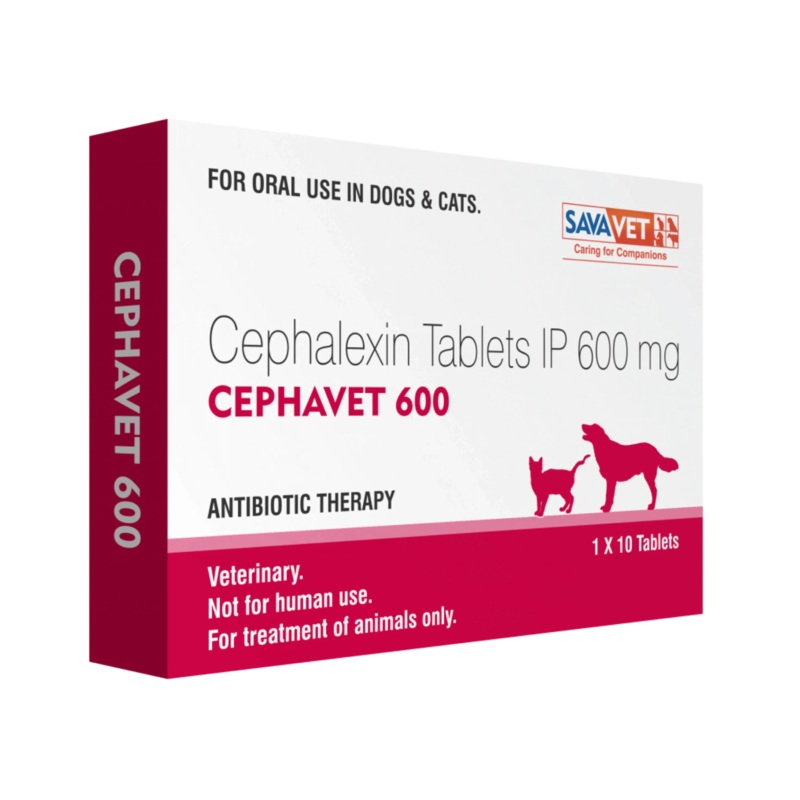 CEPHAVET 600MG TABLET