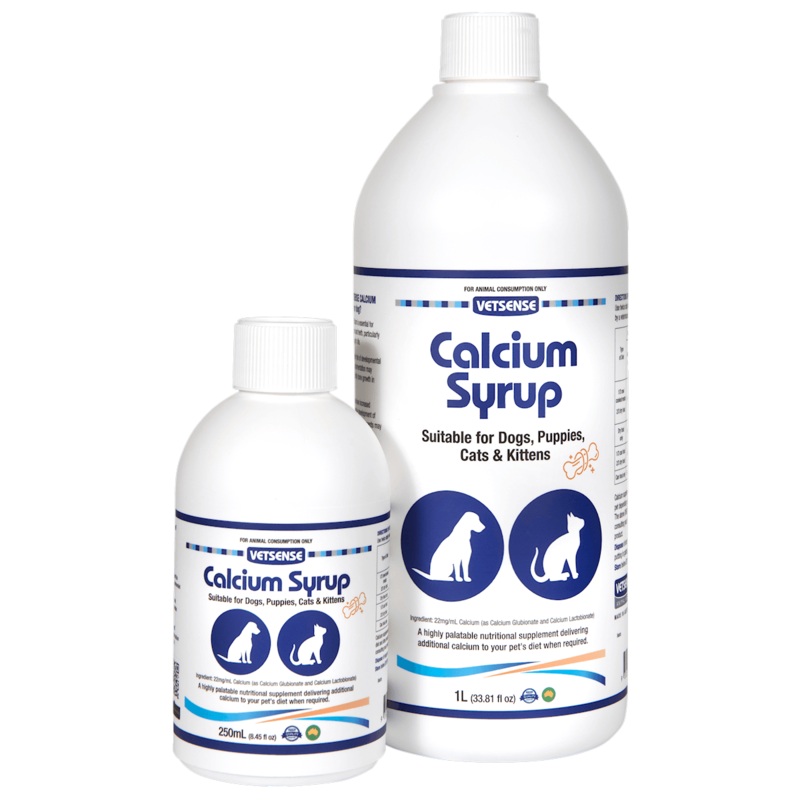 Vetsense Calcium Syrup|250ml|1 Litre