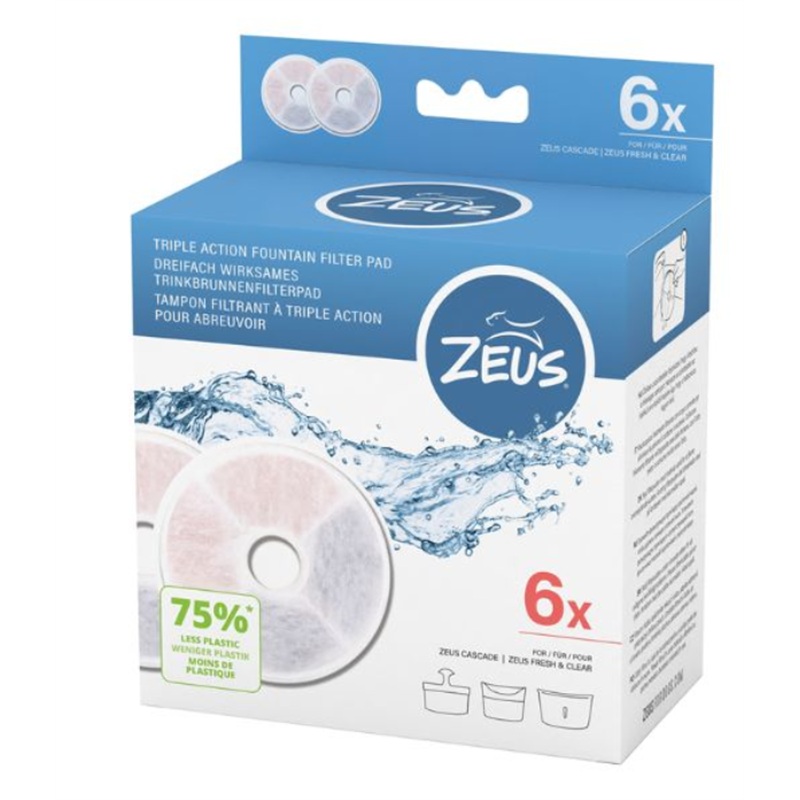 Zeus Replacement Filter 6pk