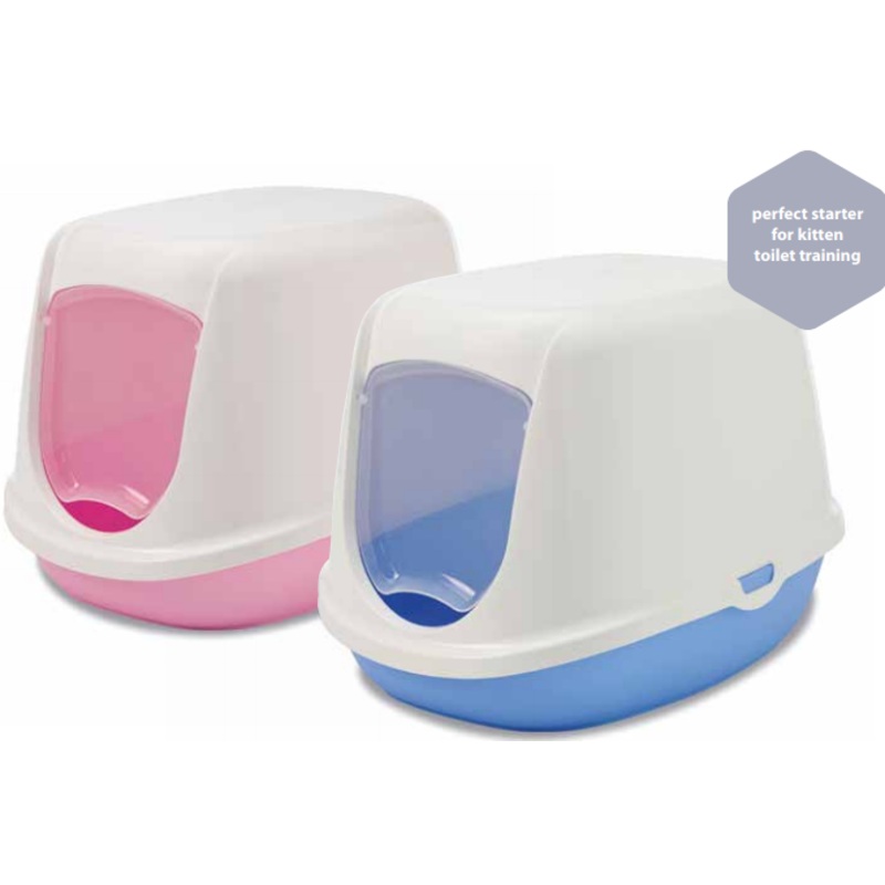 DUCHEESE CATLITTER|44.5×35.5x32cm|Blue|Bluestone