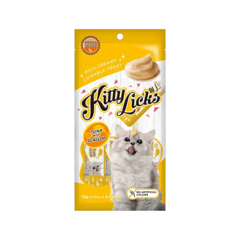 KITTY LICKS TUNA WITH SCALLOP TREAT