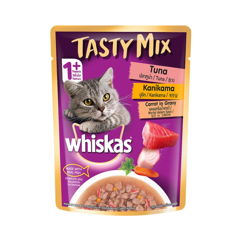 WHISKAS TMX TUN.KANI.CAR.GRAVY FOOD