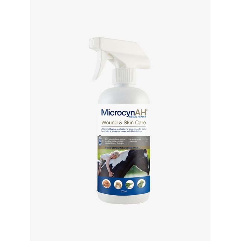 MicrocynAH Wound and Skin Care Spray For Dogs & Cats 500ml