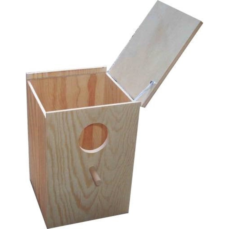 WOODEN NEST|15x15x21cm