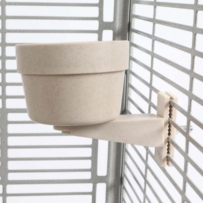 Quick Locking Parrot Food or Water Bowl – Small