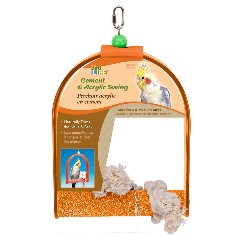 Cement Swing With Acrylic Frame