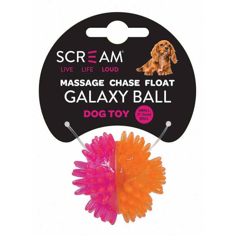 Scream Galaxy Ball|Small|Medium|Large|Loud Green/Blue|Loud Pink/Orange