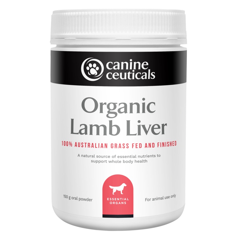 CanineCeuticals Organic Lamb Liver 150g