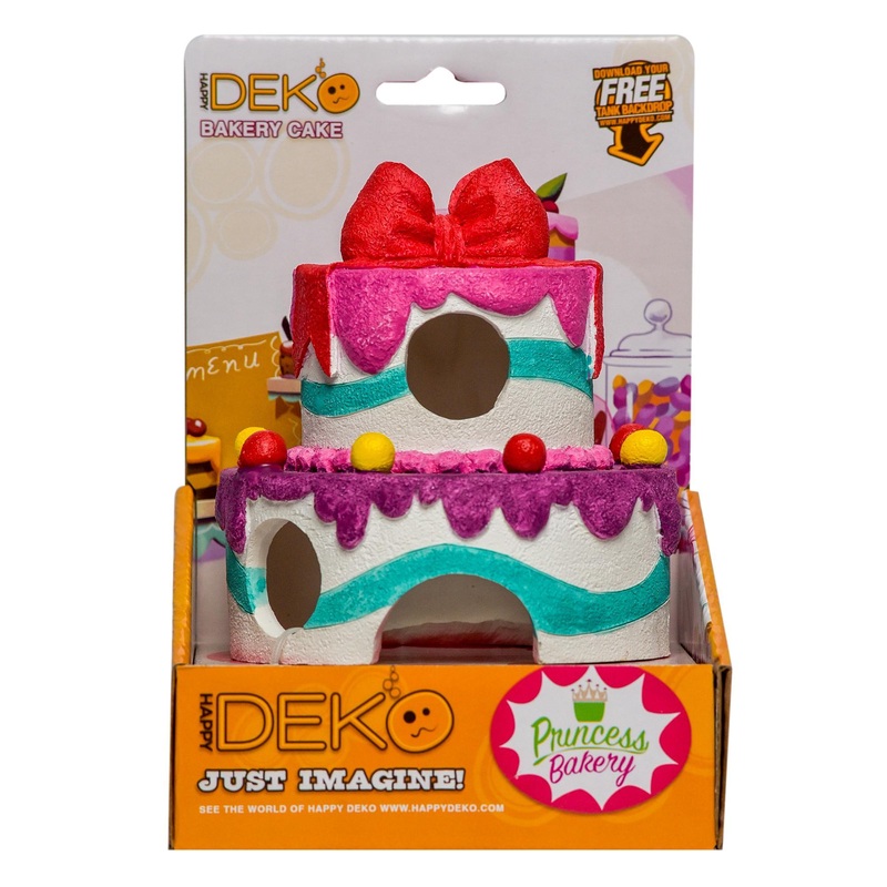 Happy Deko Princess Bakery Cake Fish Tank Ornament