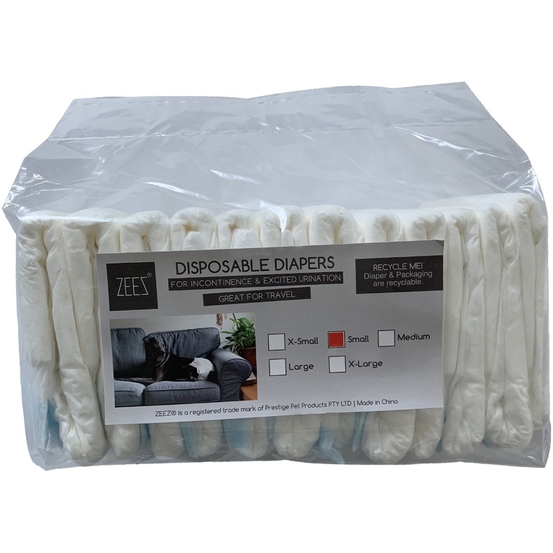 ZeeZ Disposable Dog Diaper Small 12 Pack