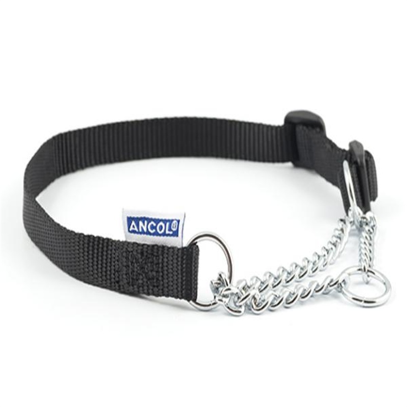 Ancol Nylon Check Choke Black 50-70cm