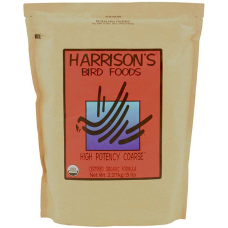 Harrison’s High Potency Coarse 5lb Complete Parrot Food