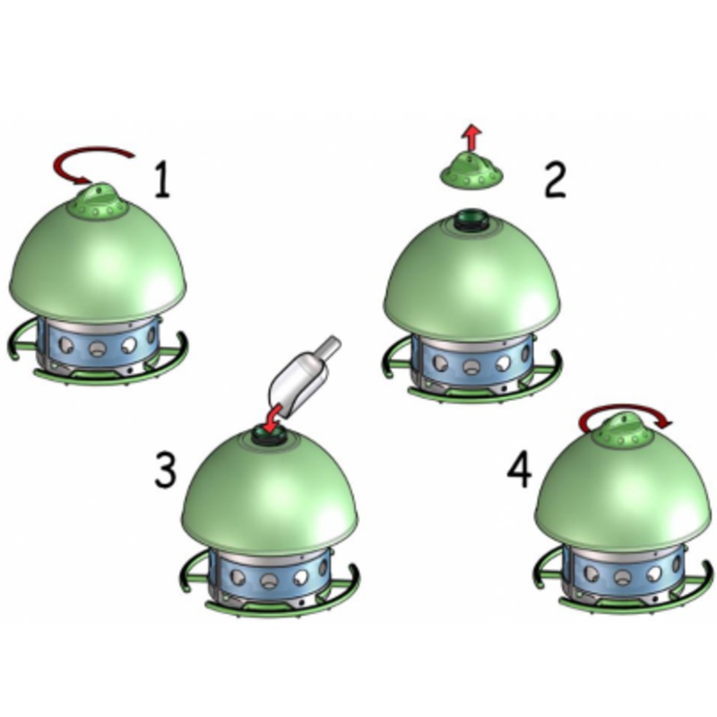 MARON FEEDER  M057|27x27x29.5cm