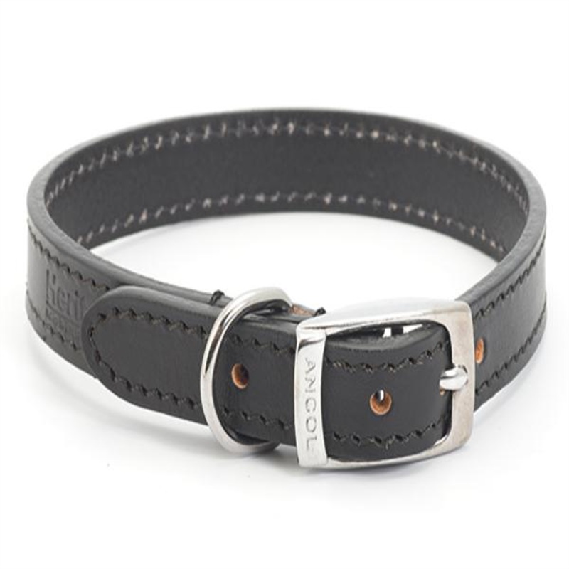Ancol Heritage Sewn Half Lined Collar Black