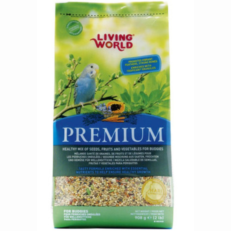 Hagen Living World Budgie Premium Seed 908g