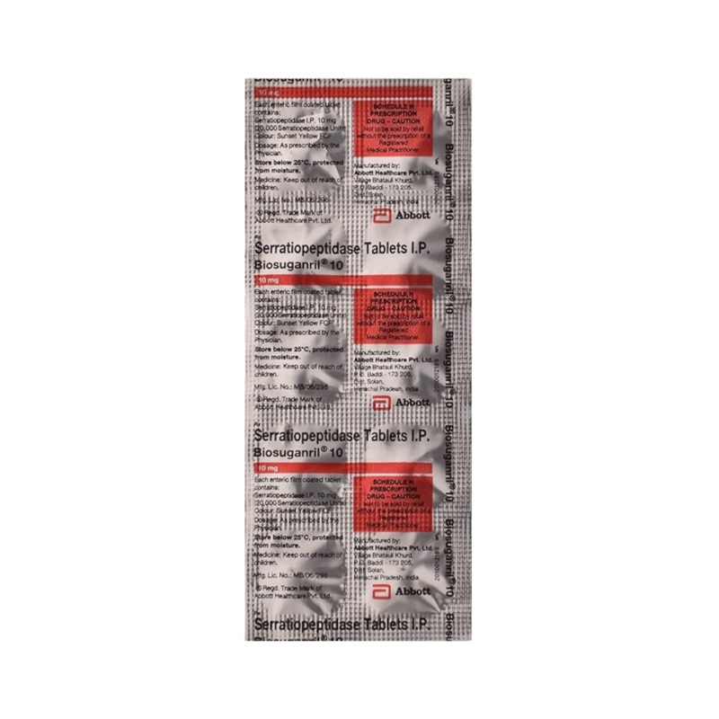 BIOSUGANRIL 10MG TABLET